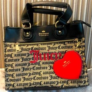 Juicy Couture Gothic Pop Out Heart Satchel Bag